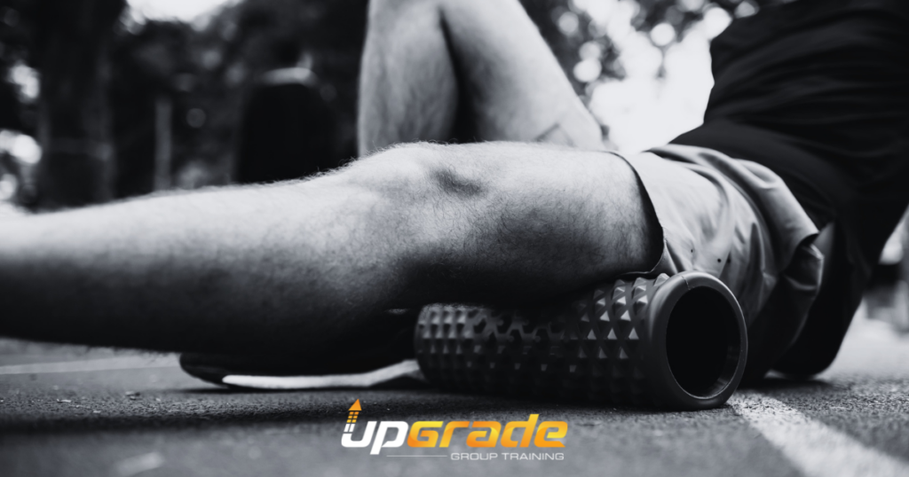 foam rolling for muscle recovery image from upgrade group training